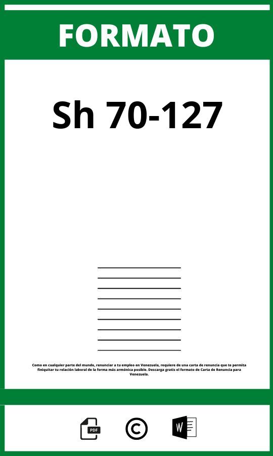 Formato Sh 70-127