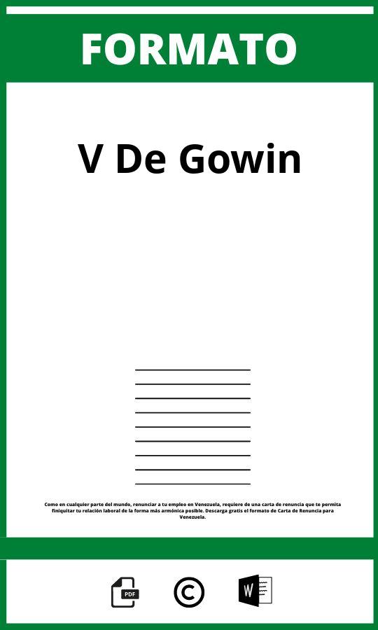 Formato V De Gowin En Word